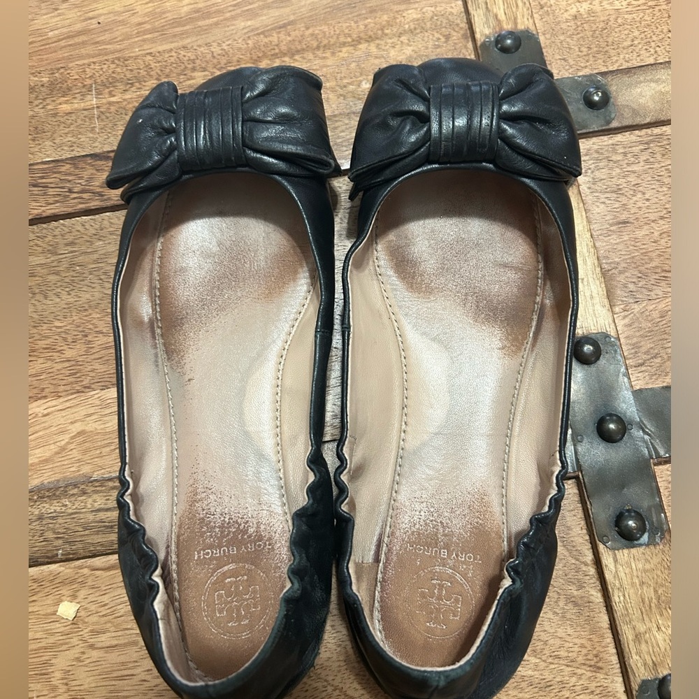 Tory Burch Ballet Flat Black with Bow